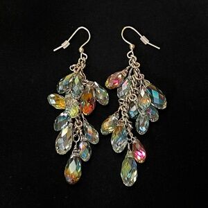 AB Crystal Drop Earrings